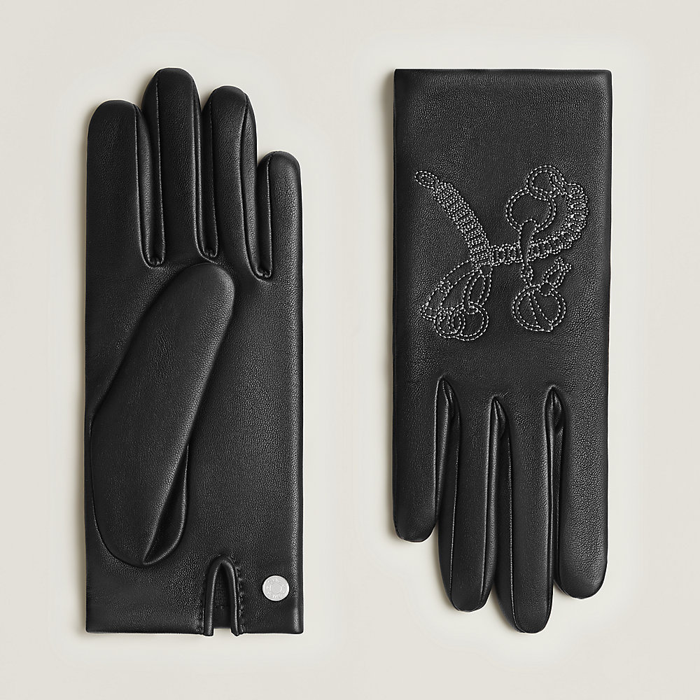 60 超美品　HERMES　エルメス　アート　幾何学模様 ロング手袋 手袋 《デシェネ》 | Hermès - エルメス-公式サイト